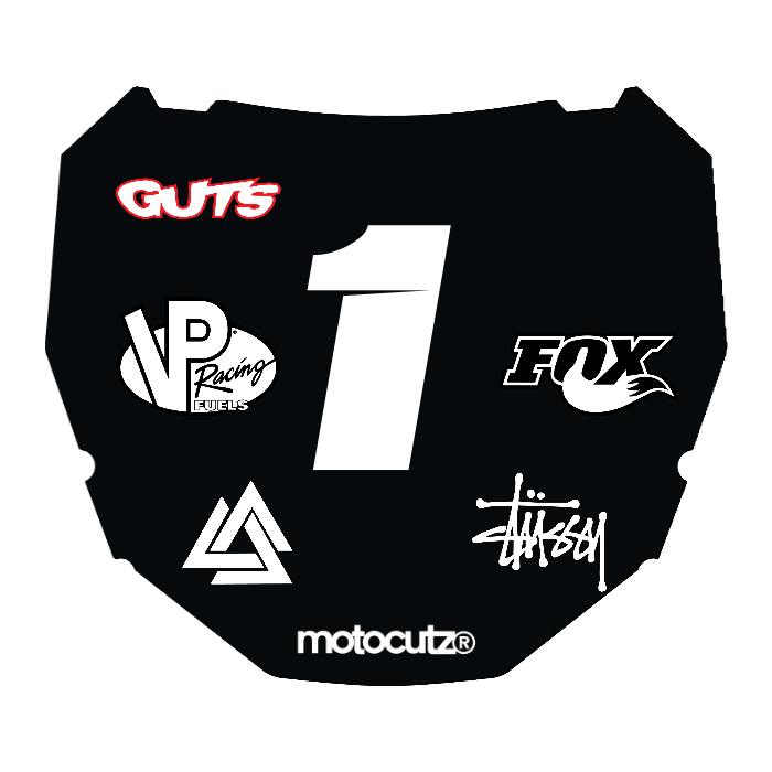 CUSTOM ODI NUMBER PLATE DECAL