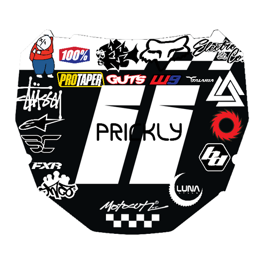 CUSTOM ODI NUMBER PLATE DECAL
