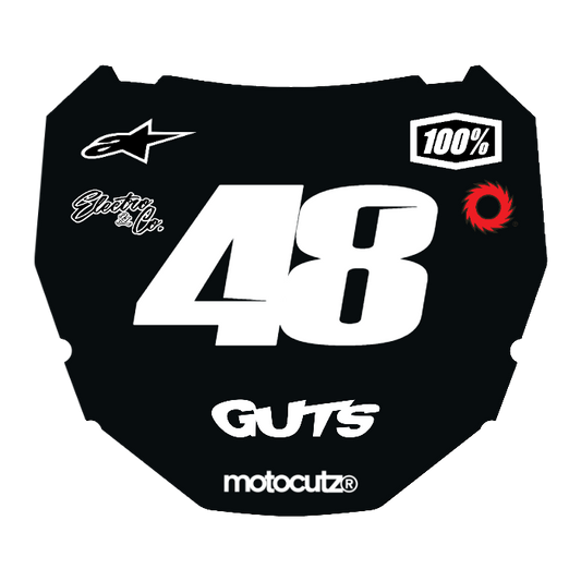 CUSTOM ODI NUMBER PLATE DECAL