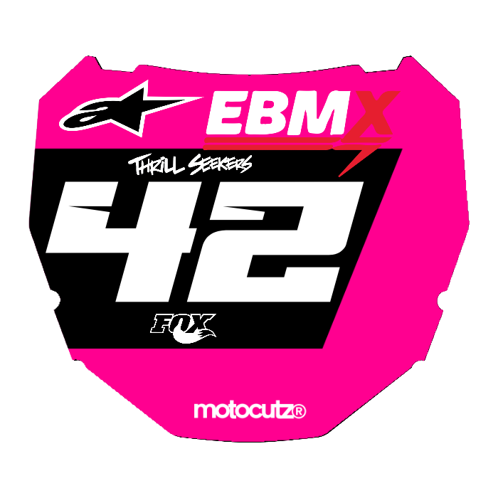 CUSTOM ODI NUMBER PLATE DECAL