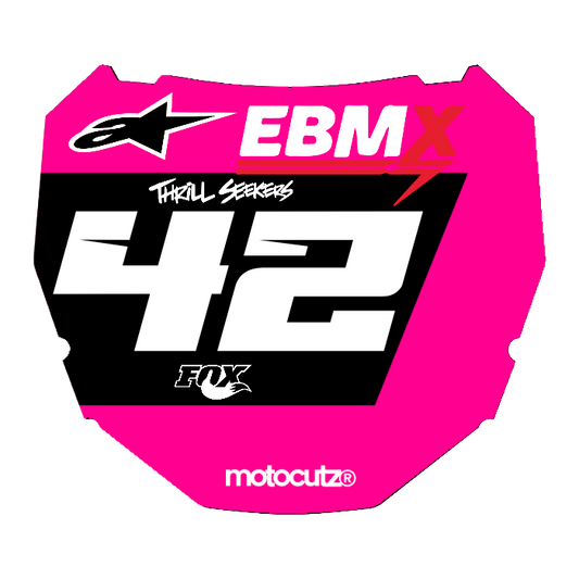 CUSTOM ODI NUMBER PLATE DECAL