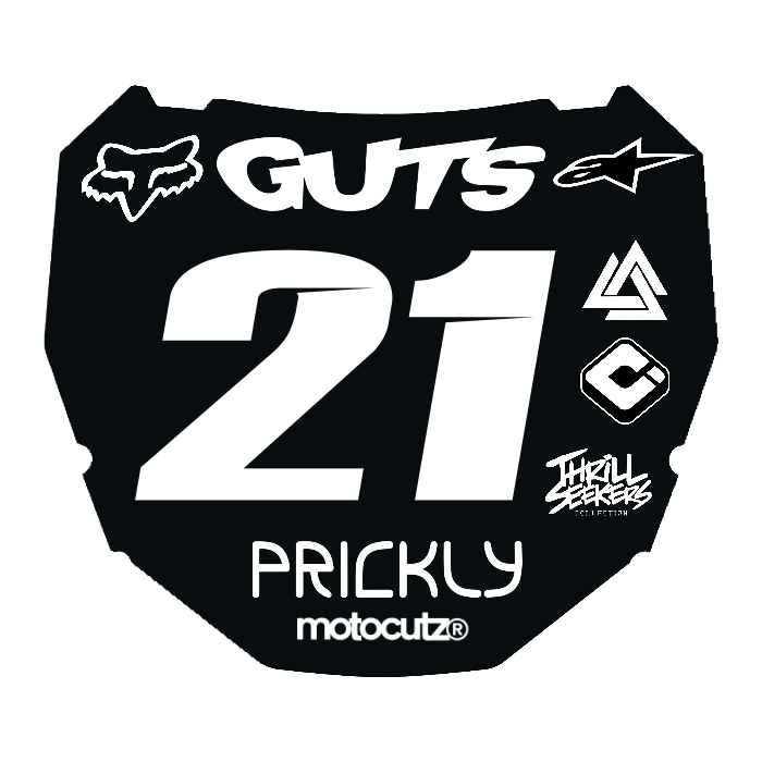 CUSTOM ODI NUMBER PLATE DECAL
