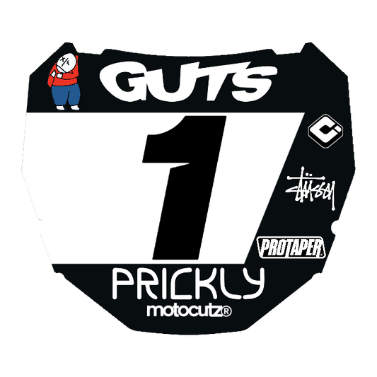 CUSTOM ODI NUMBER PLATE DECAL