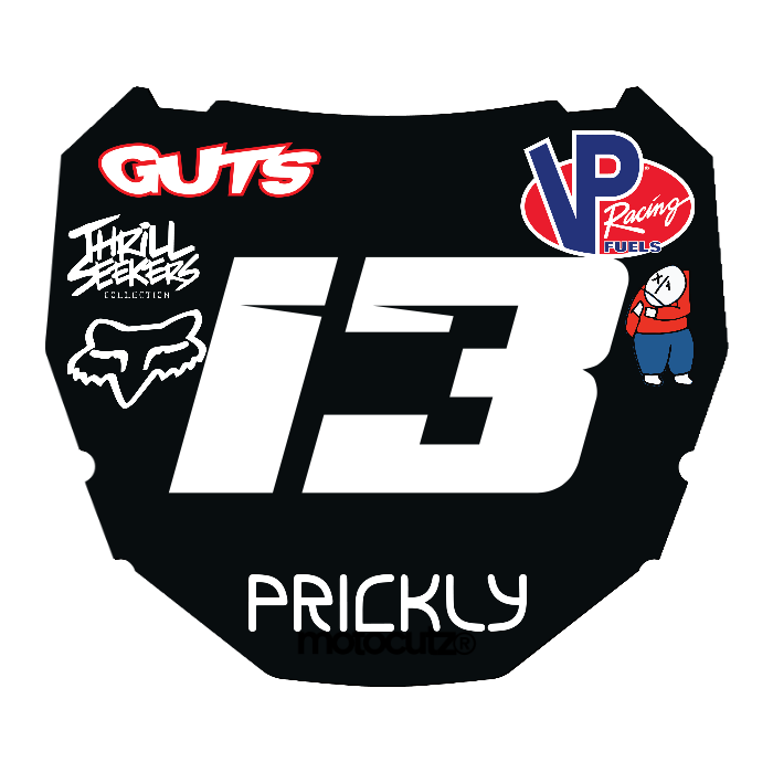 CUSTOM ODI NUMBER PLATE DECAL