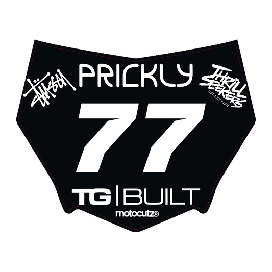 CUSTOM MOTOCUTZ FRONT PLATE DECAL