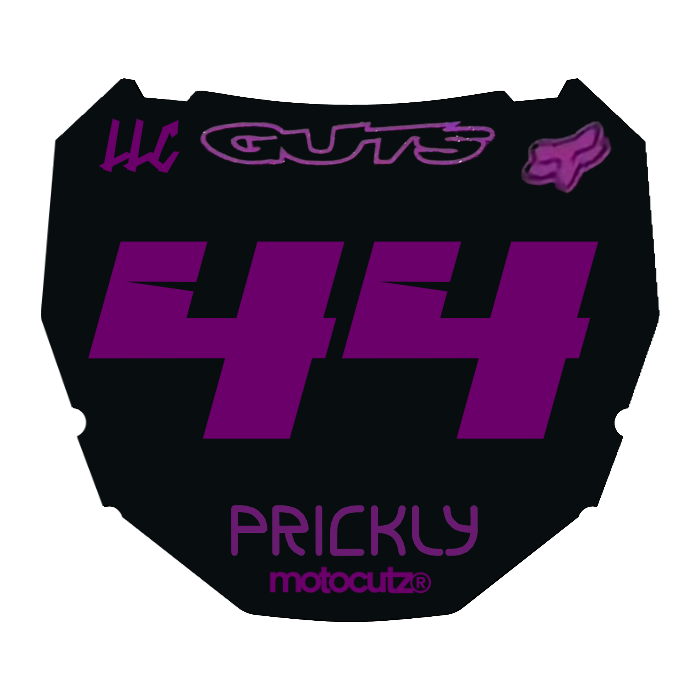 CUSTOM ODI NUMBER PLATE DECAL