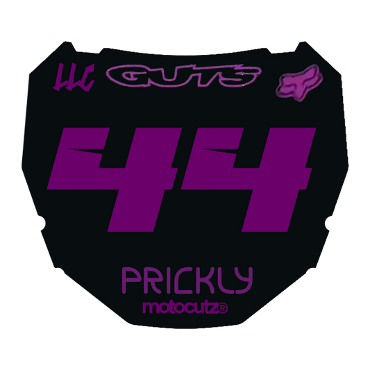 CUSTOM ODI NUMBER PLATE DECAL
