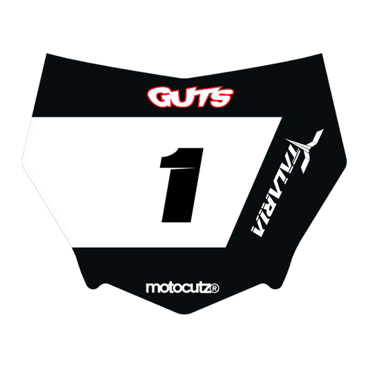 CUSTOM MOTOCUTZ FRONT PLATE DECAL