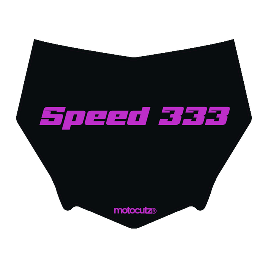 CUSTOM MOTOCUTZ FRONT PLATE DECAL