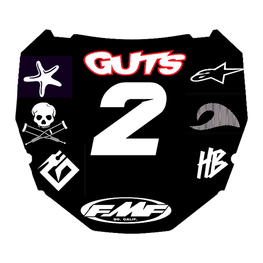 CUSTOM ODI NUMBER PLATE DECAL