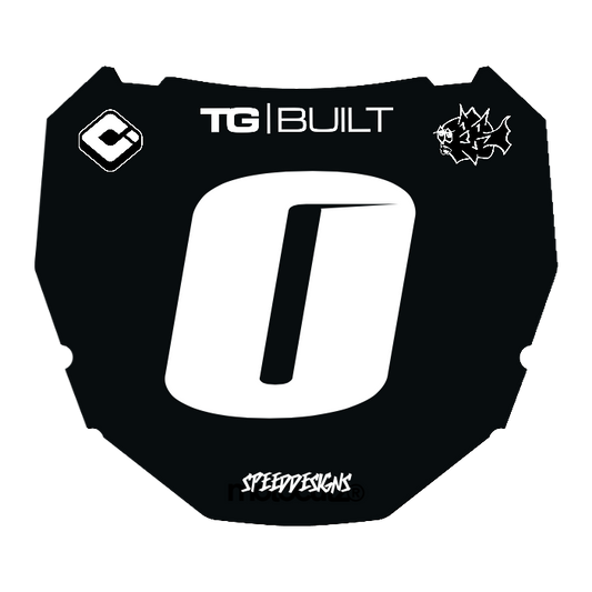 CUSTOM ODI NUMBER PLATE DECAL