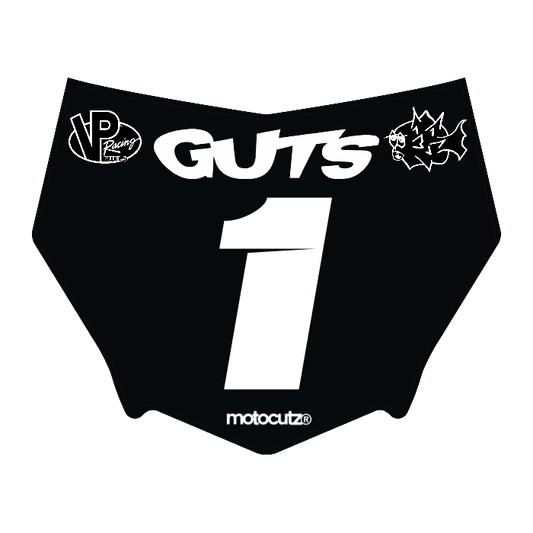 CUSTOM MOTOCUTZ FRONT PLATE DECAL
