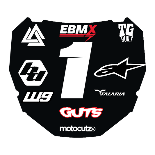 CUSTOM ODI NUMBER PLATE DECAL