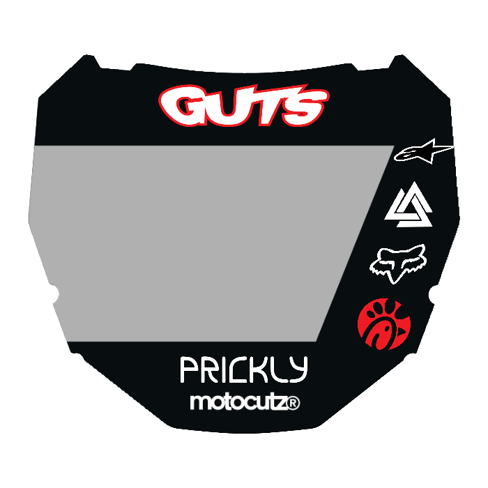 CUSTOM ODI NUMBER PLATE DECAL