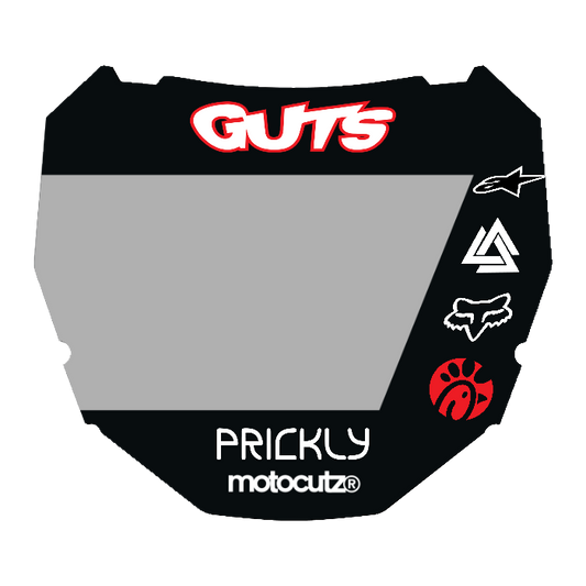 CUSTOM ODI NUMBER PLATE DECAL