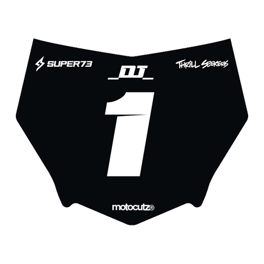 CUSTOM MOTOCUTZ FRONT PLATE DECAL