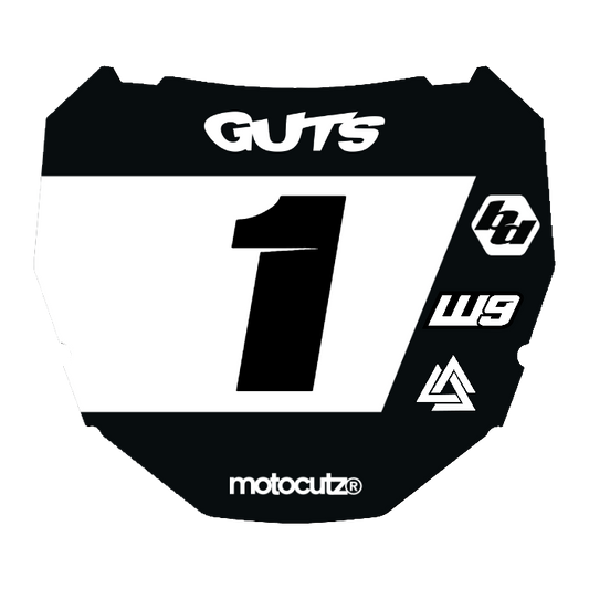 CUSTOM ODI NUMBER PLATE DECAL