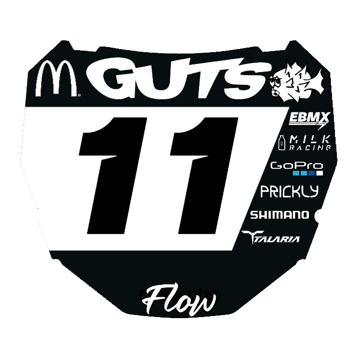 CUSTOM ODI NUMBER PLATE DECAL