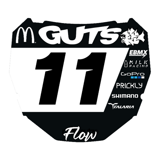 CUSTOM ODI NUMBER PLATE DECAL