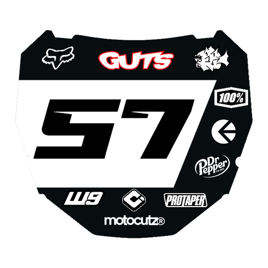 CUSTOM ODI NUMBER PLATE DECAL