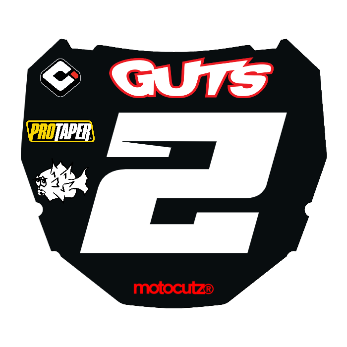 CUSTOM ODI NUMBER PLATE DECAL