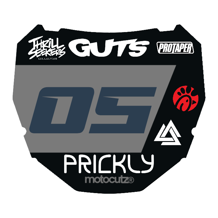 CUSTOM ODI NUMBER PLATE DECAL