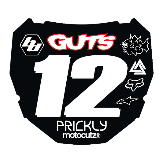 CUSTOM ODI NUMBER PLATE DECAL