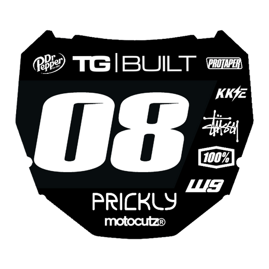 CUSTOM ODI NUMBER PLATE DECAL