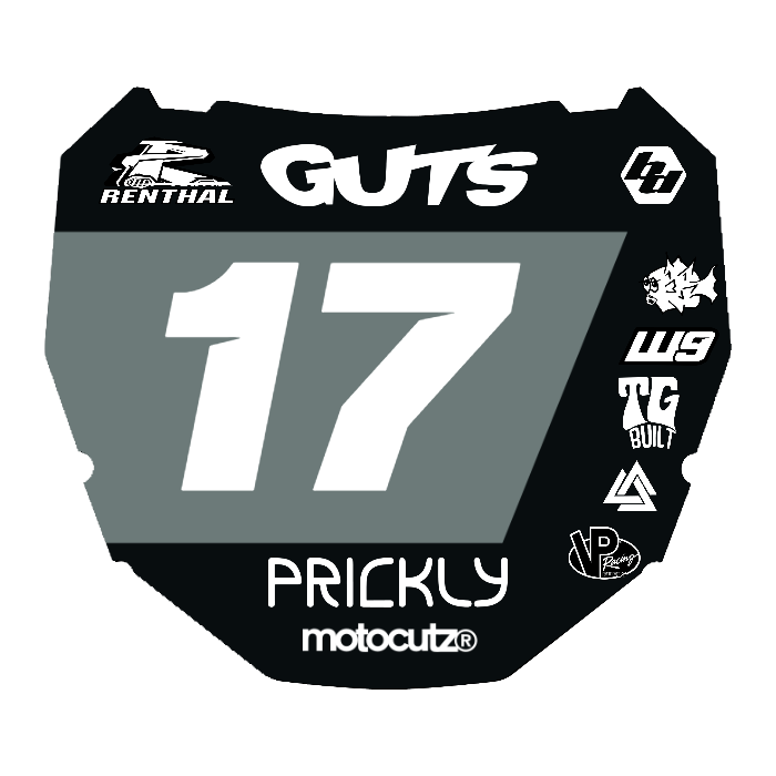 CUSTOM ODI NUMBER PLATE DECAL