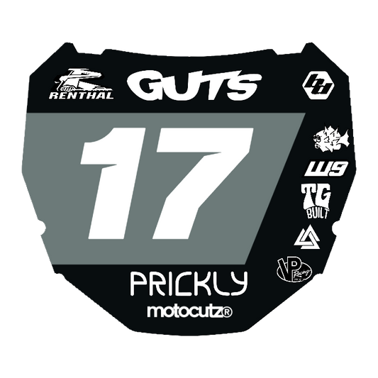 CUSTOM ODI NUMBER PLATE DECAL