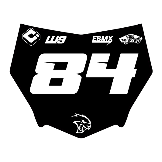 CUSTOM MOTOCUTZ FRONT PLATE DECAL