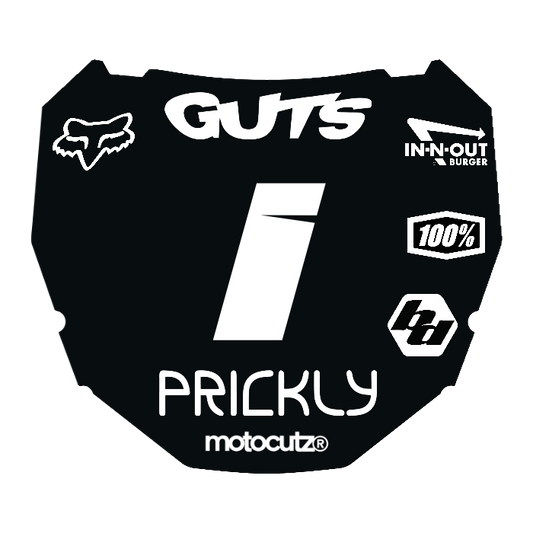 CUSTOM ODI NUMBER PLATE DECAL