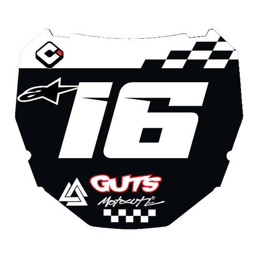 CUSTOM ODI NUMBER PLATE DECAL