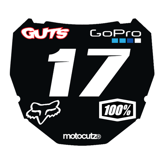 CUSTOM ODI NUMBER PLATE DECAL