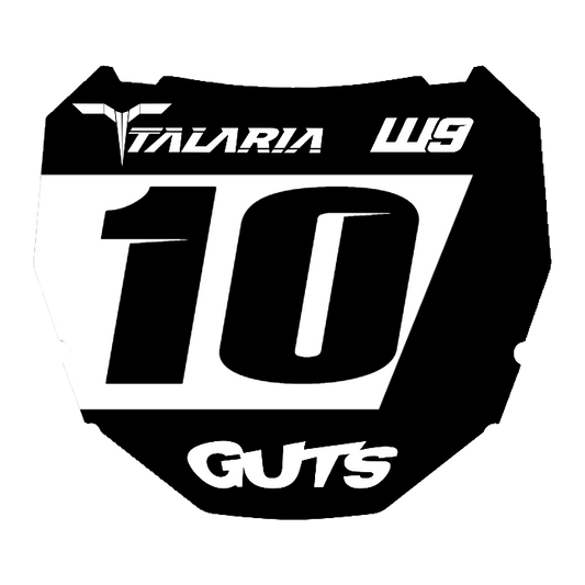 CUSTOM ODI NUMBER PLATE DECAL