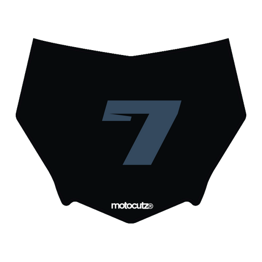 CUSTOM MOTOCUTZ FRONT PLATE DECAL