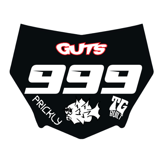CUSTOM MOTOCUTZ FRONT PLATE DECAL