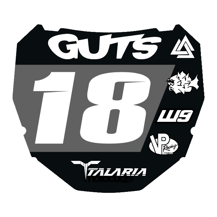 CUSTOM ODI NUMBER PLATE DECAL