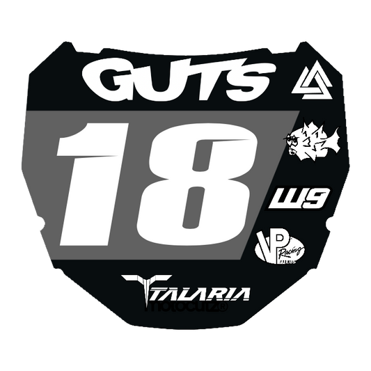 CUSTOM ODI NUMBER PLATE DECAL