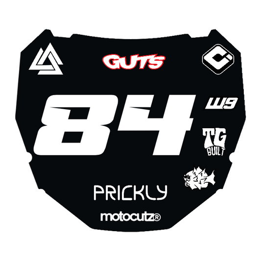 CUSTOM ODI NUMBER PLATE DECAL