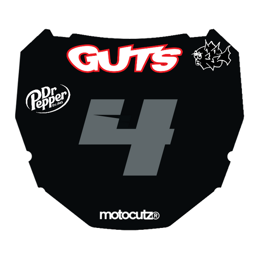 CUSTOM ODI NUMBER PLATE DECAL
