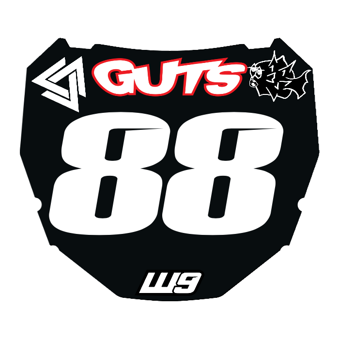 CUSTOM ODI NUMBER PLATE DECAL