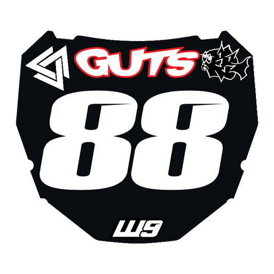 CUSTOM ODI NUMBER PLATE DECAL