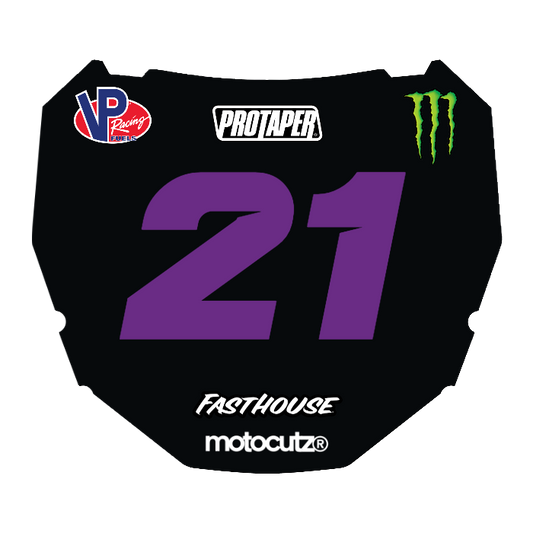 CUSTOM ODI NUMBER PLATE DECAL