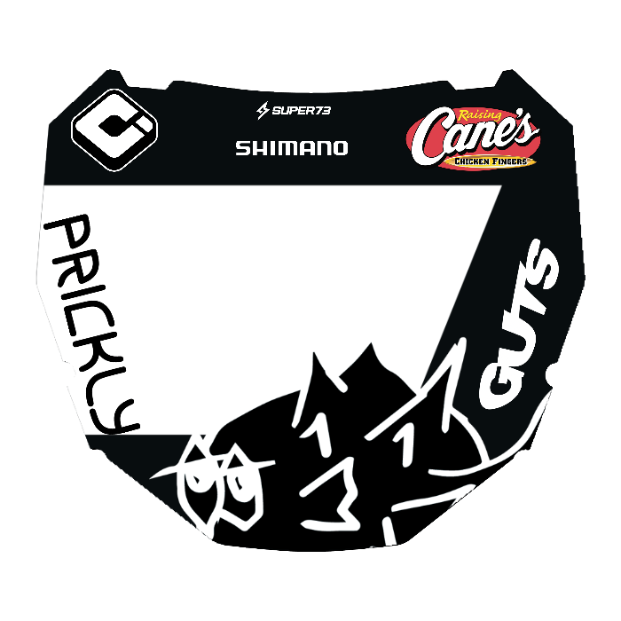CUSTOM ODI NUMBER PLATE DECAL