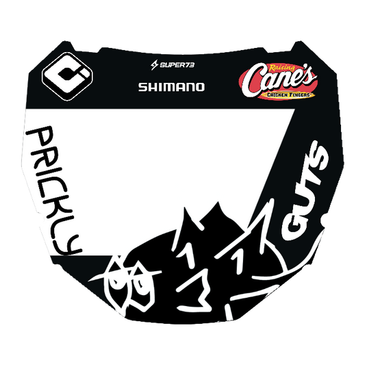 CUSTOM ODI NUMBER PLATE DECAL