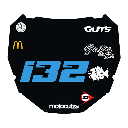 CUSTOM ODI NUMBER PLATE DECAL