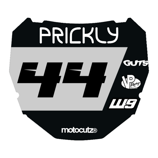 CUSTOM ODI NUMBER PLATE DECAL