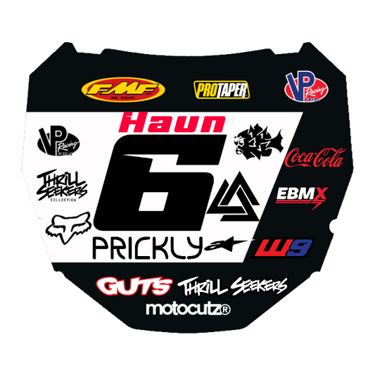 CUSTOM ODI NUMBER PLATE DECAL