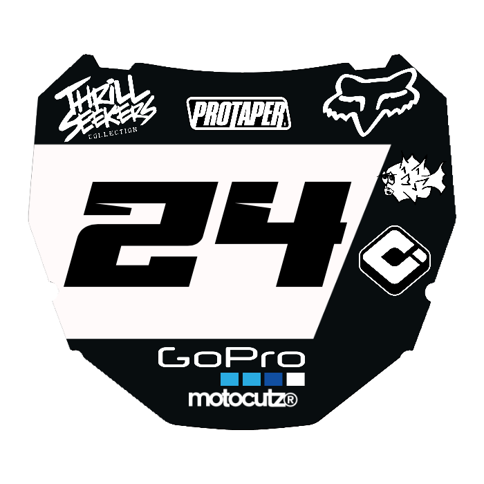 CUSTOM ODI NUMBER PLATE DECAL